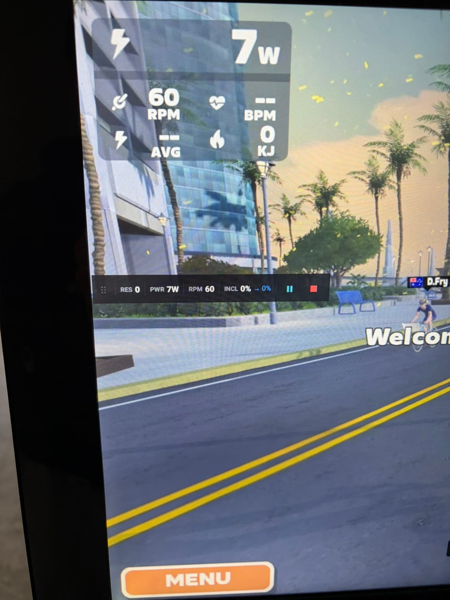 System Overlay showing live metrics
